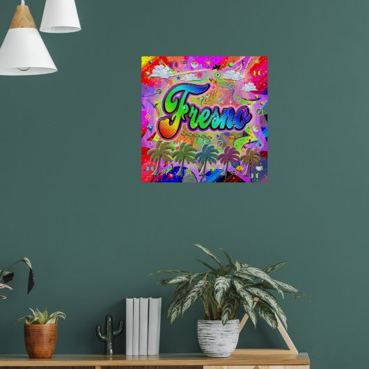 Fresno Vista Express-Poster Poster (Woonkamer 1)