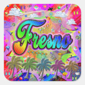 Fresno Vista Express Sticker (Voorkant)