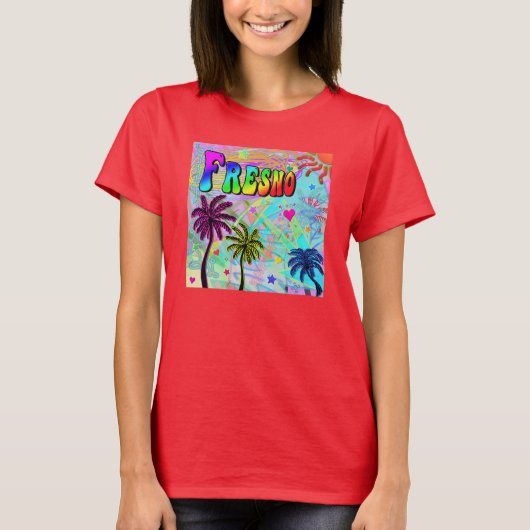 Fresno Vivid Romance T-Shirt (Voorkant)