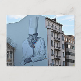 Fresque Paul Bocuse - Mur peint - Lyon Briefkaart