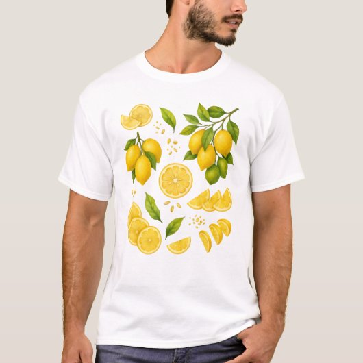 Fress Lemon Summer Season T-Shirt (Voorkant)