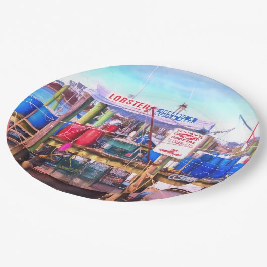 Fressterste Seafood Papieren Bordje (Gekanteld)