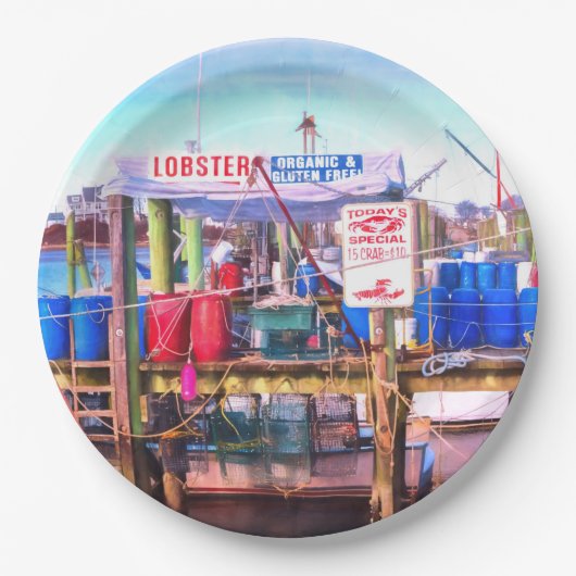 Fressterste Seafood Papieren Bordje (Voorkant)