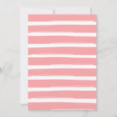 Frestive Alpaca Kids Birthday Party Invitation I Kaart (Achterkant)