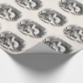  fret 1800s Fretten Weasels Minks Cadeaupapier (Hoek)