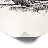 fret 1800s Fretten Weasels Minks Foto Afdruk (Hoek)