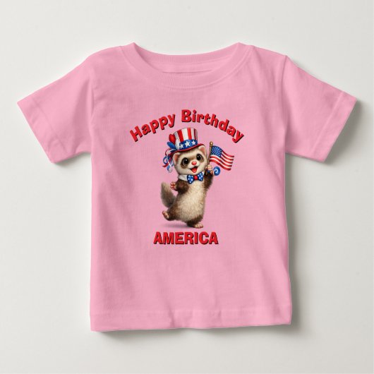 Fret (5x) Patriottisch Kinder T-Shirt (Voorkant)