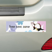 fret (blauwe jas) bumpersticker (Op auto)