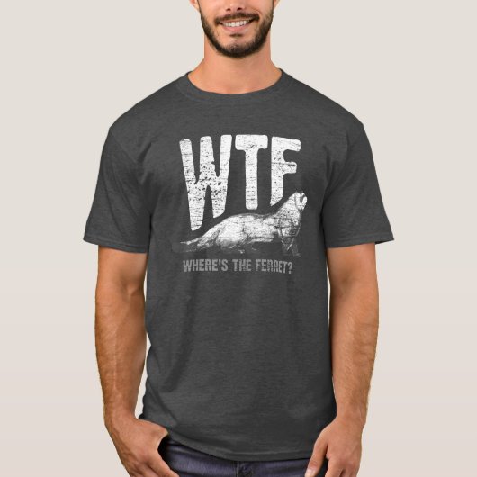 Fret dier cadeau vintage t-shirt (Voorkant)