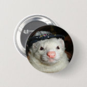 fret en pet ronde button 5,7 cm (Voorkant /achterkant)