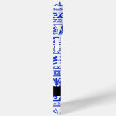 Fret, Gemengde Meander Key, Blauw, Jouw naam Case-Mate iPhone Case (Achterkant / Rechts)