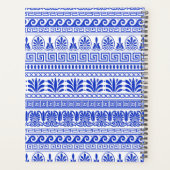 Fret, Gemengde Meander Key, Blauw, Jouw naam Planner (Achterkant)