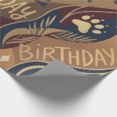 Fret Happy Verjaardag Inpakpapier (Hoek)