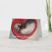 Fret in de Kaart van de Valentijnsdag van het Hart (Achterkant)