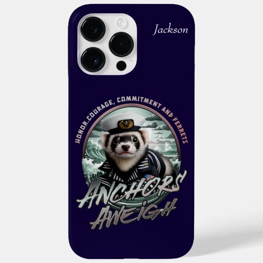Fret in zeilerspak en ankers weg Case-Mate iPhone case (Achterkant)
