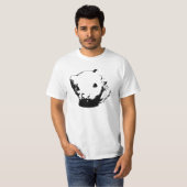 Fret in Zwart-wit T-shirt (Voorkant volledig)