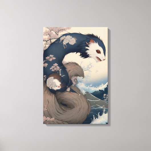 Fret - Japan Canvas Afdruk (Voorkant)