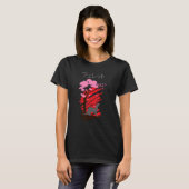 Fret Moeder Vader Mustela Nigripes 1 T-shirt (Voorkant volledig)