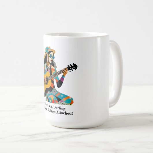 Fret Not - Gitaar Koffiemok (Voorkant rechts)