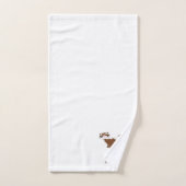 Fret ontwerp monogram bad handdoek (Handdoek)