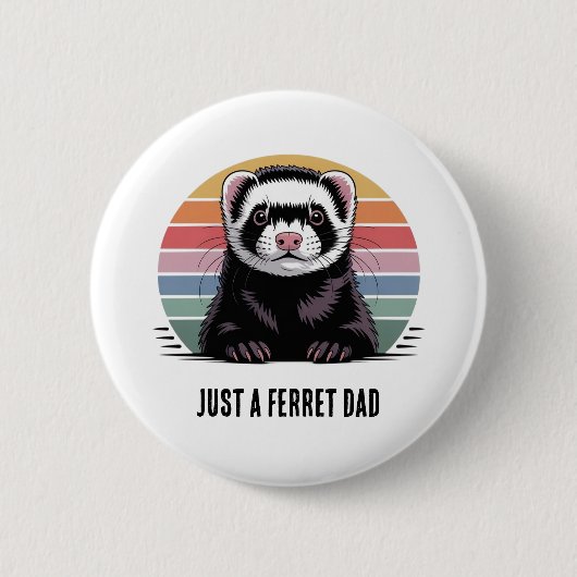 Fret papa t-shirt ronde button 5,7 cm (Voorkant)