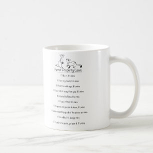 Fret Property Laws Coffee Cup Koffiemok