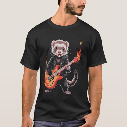Fret Rock Band T-shirt (Voorkant)