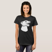 fret schattig wezel harige dier fret t-shirt (Voorkant volledig)