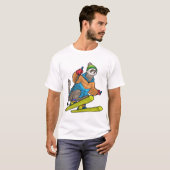 Fret Skiloper Ski Wintersporten T-shirt (Voorkant volledig)