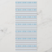 Fret Stripe Cornflower-menu Menu (Achterkant)