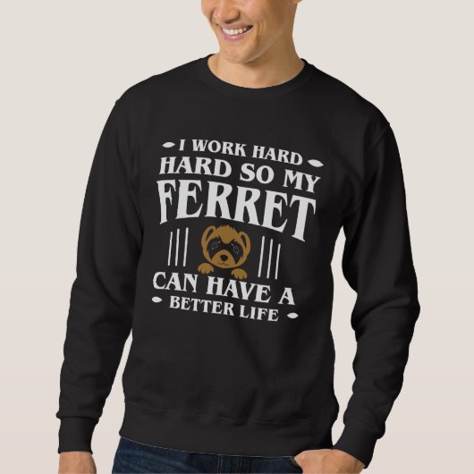 Fret werk hard trui (Voorkant)