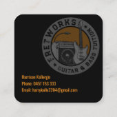 Fret Works - Visitekaartje (Achterkant)