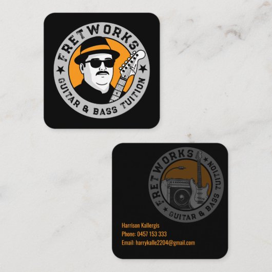 Fret Works - Visitekaartje (Voorkant / Achterkant)