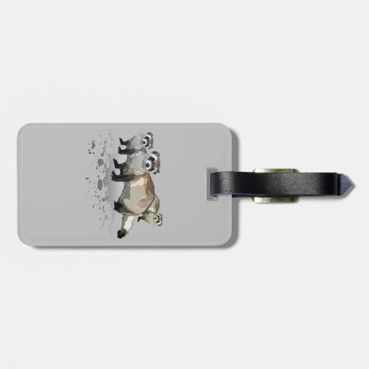 Fretten Bagagelabel (Achterkant horizontaal)