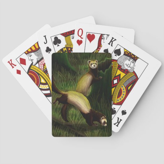 Fretten die kaarten spelen (Achterkant)