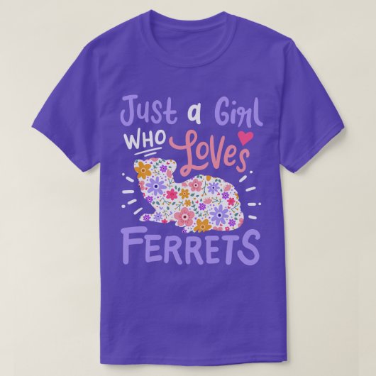 Fretten Frettenliefhebber 1 T-shirt (Design voorkant)