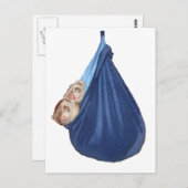 fretten in een slaapzak Briefkaart (Voorkant / Achterkant)