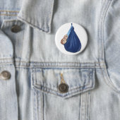 fretten in een slaapzak Button (In situ)