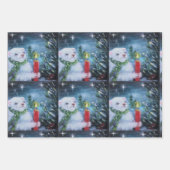 Fretten & Kerstkaarsen inpakpapier (Voorkant 2)