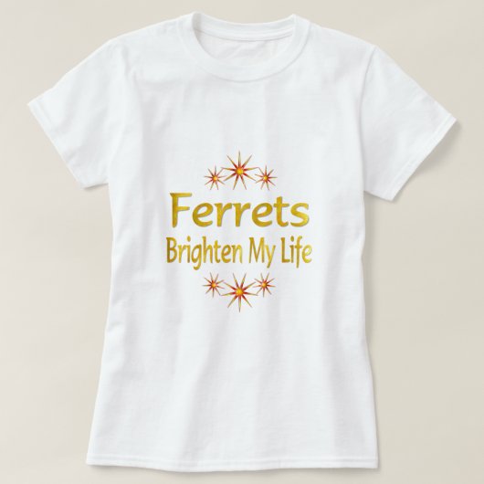 Fretten lichten mijn leven op t-shirt (Design voorkant)