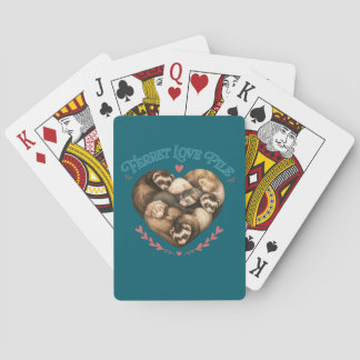 Fretten Liefdesstapel Pokerkaarten