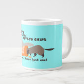 Fretten lijken op aardappelchips Jumbo Blue Mok (Voorkant rechts)