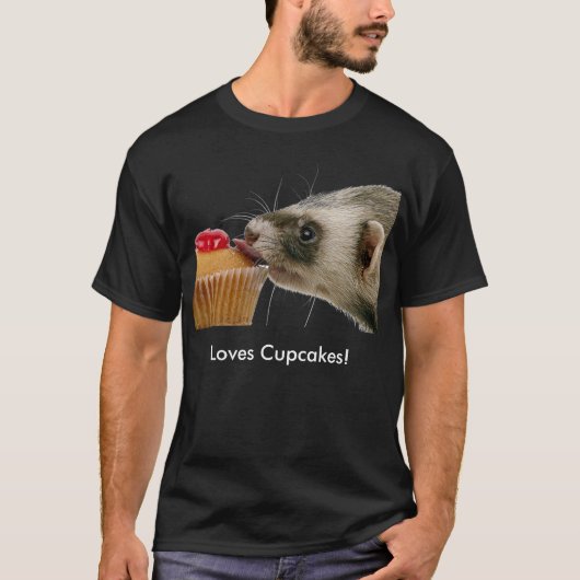 Fretten Love Cupcakes T-shirt (Voorkant)