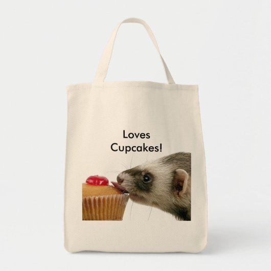 Fretten Love Cupcakes Tote Bag (Voorkant)