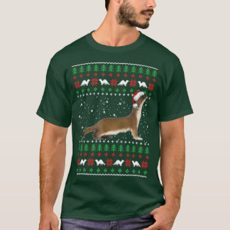 Fretten met een lelijke kerstbeker t-shirt