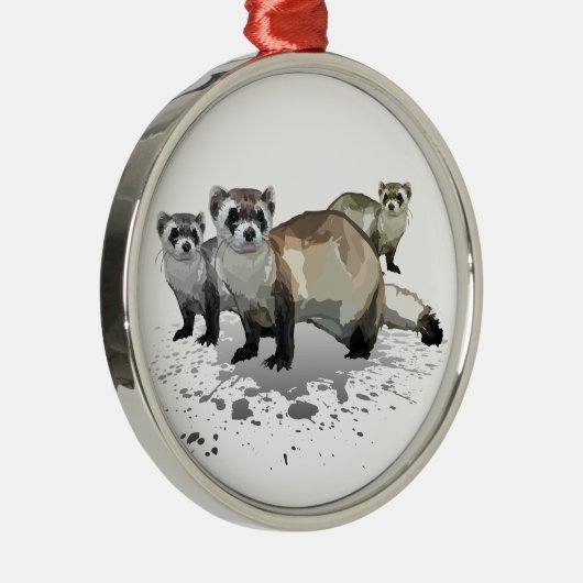 Fretten Metalen Ornament (Rechts)