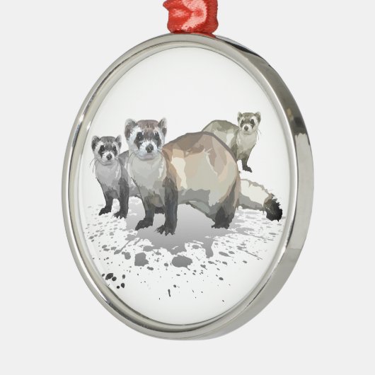 Fretten Metalen Ornament (Links)