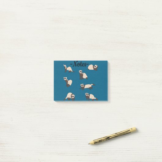 Fretten post-it® notes (Op bureau)