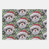 Fretten Wrapping Papier Flat Sheet Set van 3 Inpakpapier Vel (Voorkant 2)