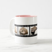 Frettenfiltreer Tweekleurige Koffiemok (Voorkant links)